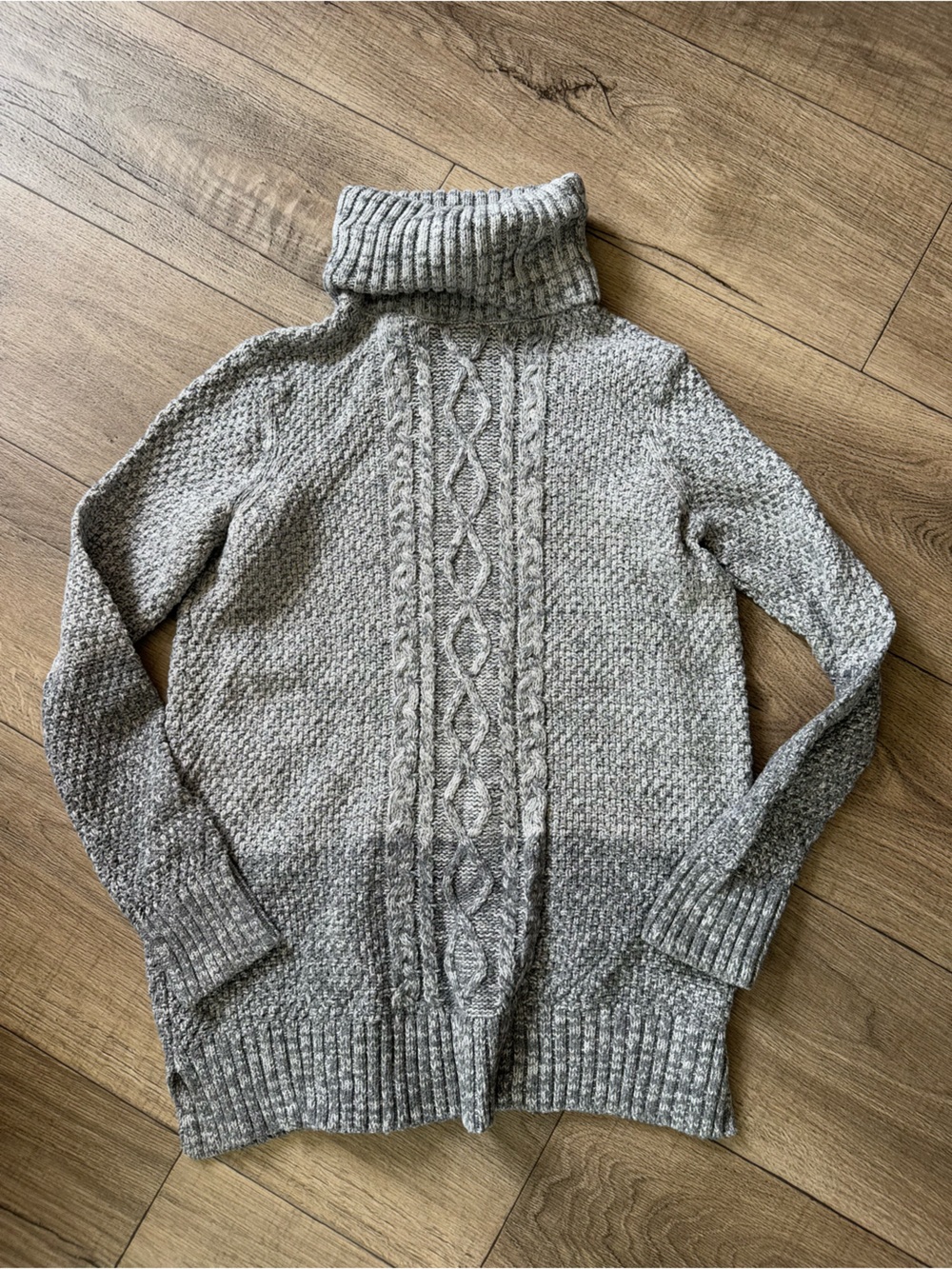 Banana Republic Medium Cable Knit Sweater with Chunky Turtle Neck